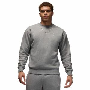 Pánská mikina NIKE-M J BRKLN FLC CREW-091 CARBON HEATHER/WHITE obraz