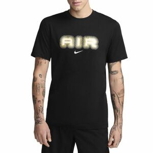 Pánské triko s krátkým rukávem NIKE-M NSW SW AIR GRAPHIC TEE-010 BLACK/METALLIC GOLD obraz