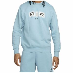 Pánská zateplená mikina NIKE-M NSW SW AIR CREW FLC BB-464 DENIM TURQ/BLACK obraz