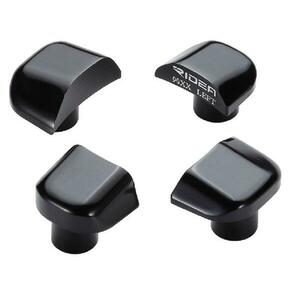 RIDEA Krytky závitové 90 pro montáž klik, Al, črn. obraz