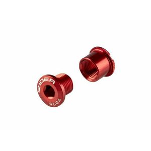 RIDEA Šrouby R8 pro montáž převodníků, Al, červené obraz