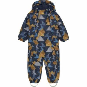 Dětský zimní overal COLOR KIDS-Coverall W. 2 ZIP- AOP-741592.3520-Orange Pop obraz