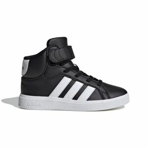 Juniorská rekreační obuv ADIDAS-Grand Court Mid Jr core black/cloud white/core black obraz