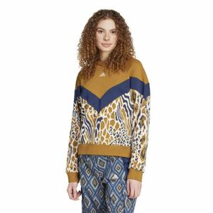 Dámská mikina s kapucí ADIDAS-FARM HOODIE-IV9738-Brown obraz