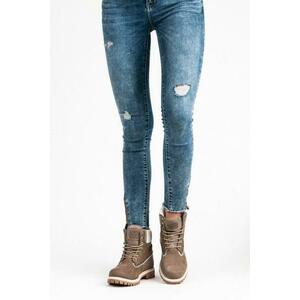 ROADSIGN AUSTRALIA 00620G Stylové šedé farmery s kožíškem POUZE EU 36 (VÝPRODEJ) obraz