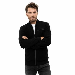 Pánská mikina se zipem VOLCANO-ARSEN-700-BLACK obraz