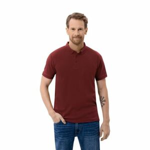 Pánské polo triko s krátkým rukávem VOLCANO-VOLVI-403-BURGUNDY obraz