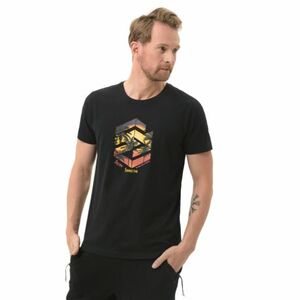 Pánské triko s krátkým rukávem VOLCANO-SUNSET-700-BLACK obraz