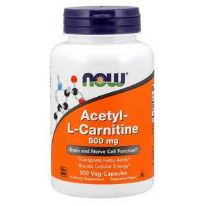 NOW Foods Acetyl L-karnitin 500 mg obraz