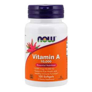 NOW Foods Vitamin A 10 000 IU obraz