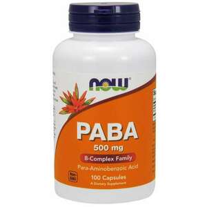 NOW Foods PABA 500 mg 100 kapslí obraz