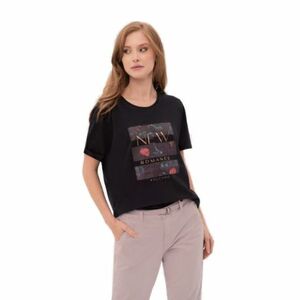 Dámské triko s krátkým rukávem VOLCANO-ROMANCE-600-NAVY obraz