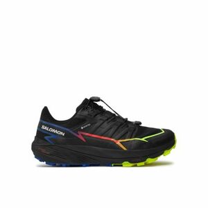 Pánská běžecká trailová obuv SALOMON-ThunderCross GTX Blue Fire black/surf the web/safety yellow obraz