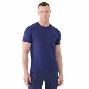 Pánské tréninkové tričko s krátkým rukávem 4F-TSHIRT FNK M1343-30S-DARK BLUE obraz