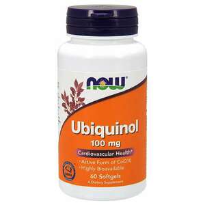 NOW foods Ubiquinol 100 mg obraz