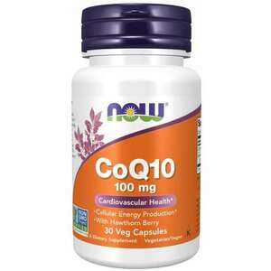 NOW Foods Koenzym Q10 s plody hlohu obraz