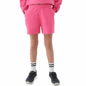 Dívčí teplákové kraťasy 4F JUNIOR-SHORTS CAS F470-54S-PINK obraz