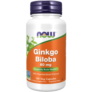 NOW Foods Ginkgo Biloba 60 mg obraz