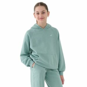 Dívčí mikina s kapucí 4F JUNIOR-SWEATSHIRT F1478-47S-MINT obraz