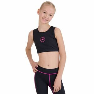 Dívčí tréninková sportovní podprsenka 4F JUNIOR-SPORT BRA F148-20S-DEEP BLACK obraz