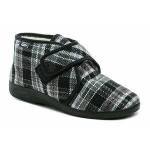Rogallo 4372-009 šedá kostka pánské zimní papuče - EU 41 obraz