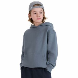 Chlapecká mikina s kapucí 4F JUNIOR-SWEATSHIRT M1852-46S-TEAL obraz