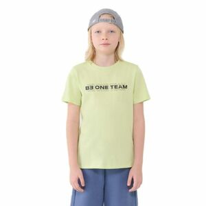 Chlapecké tričko s krátkým rukávem 4F JUNIOR-TSHIRT M2186-45N-CANARY GREEN NEON obraz