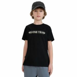 Chlapecké tričko s krátkým rukávem 4F JUNIOR-TSHIRT M2186-20S-DEEP BLACK obraz