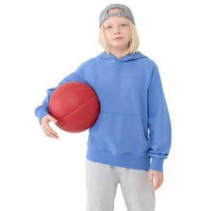 Chlapecká mikina s kapucí 4F JUNIOR-SWEATSHIRT M1712-34S-LIGHT BLUE obraz