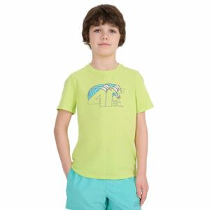 Chlapecké tričko s krátkým rukávem 4F JUNIOR-TSHIRT M1917-45S-CANARY GREEN obraz