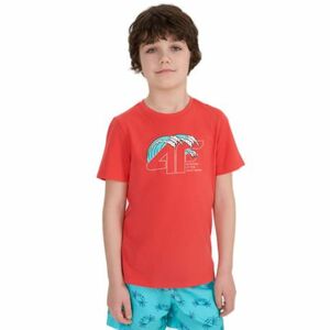 Chlapecké tričko s krátkým rukávem 4F JUNIOR-TSHIRT M1917-63S-CORAL obraz