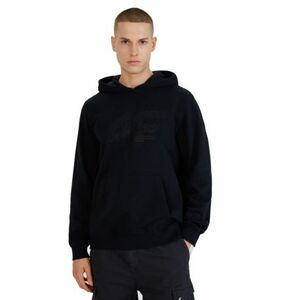 Pánská mikina s kapucí 4F-SWEATSHIRT M1585-20S-DEEP BLACK obraz