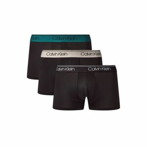 Pánské boxerky CALVIN KLEIN-3 PACK-LOW RISE TRUNK-B- BLACK, ASH, MEDITERRANEA WBS obraz