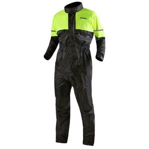 RSA Kombinéza do deště černo-fluo žlutá - 5XL obraz