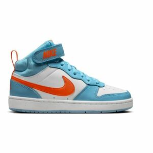Chlapecká vycházková obuv NIKE-Court Borough Mid 2 aquarius blue/total orange/white obraz