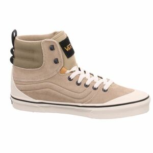Pánská vycházková obuv VANS-MN Ashwood HI (Suede/Canvas) khaki/marsmallow obraz