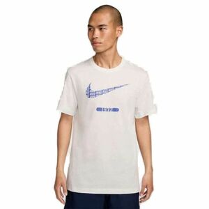 Pánské triko s krátkým rukávem NIKE-M NSW TEE 6 MO SWOOSH-121 SUMMIT WHITE obraz