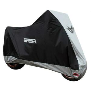 RSA Moto plachta na motocykl černo-stříbrná vel. S - 2XL obraz