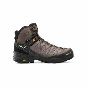 Pánská kotníková turistická obuv SALEWA-Alp Trainer 2 Mid GTX M wallnut/fluo orange obraz