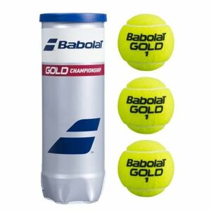 Tenisové míčky 3ks BABOLAT-GOLD CHAMPIONSHIP X3 obraz