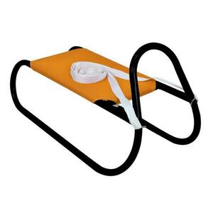 Rulyt Kovové saně 62 cm oranžovo-černé obraz