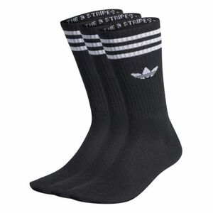 Ponožky ADIDAS-3 PACK-SOLID CREW SOCK BLACK/WHITE obraz