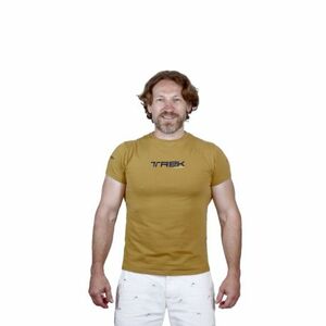 Pánské turistické triko s krátkým rukávem EVERETT-T-REK brown obraz
