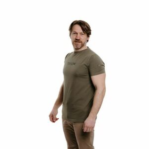 Pánské turistické triko s krátkým rukávem EVERETT-T-REK olive obraz