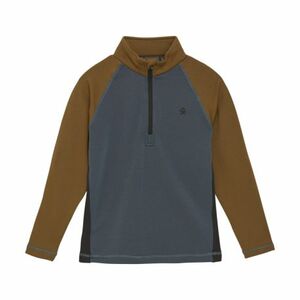 Dětská flísová mikina COLOR KIDS-Fleece Stretch - Colorblock-7842-Stormy Weather obraz