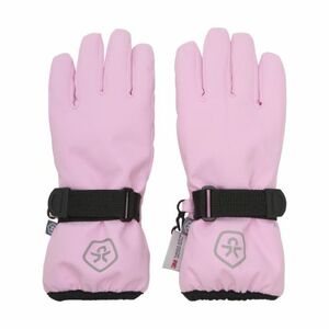 Dívčí lyžařské rukavice COLOR KIDS-Gloves - Waterproof-4213-Bonbon obraz