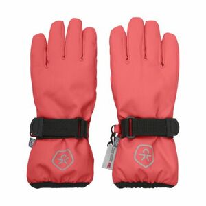 Dívčí lyžařské rukavice COLOR KIDS-Gloves - Waterproof-5380-Diva Pink obraz