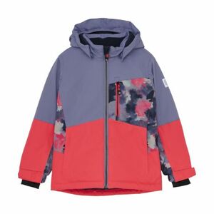 Dívčí lyžařská bunda COLOR KIDS-Ski Jacket - Colorblock-5380-Diva Pink obraz