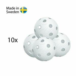 Salming Aero Ball 10-pack, white obraz