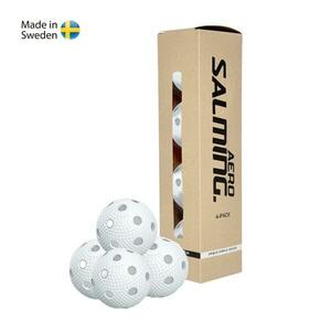 Salming Aero Ball White 4-pack obraz